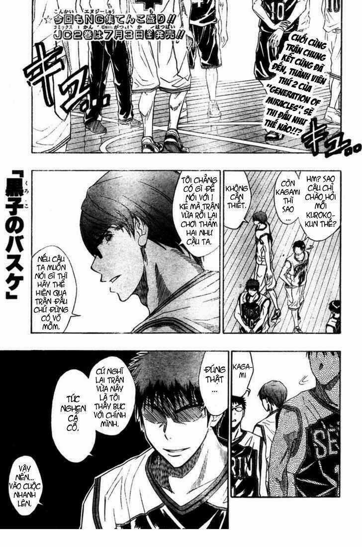Vua Bóng Rổ Kuroko Chapter 26 trang 2