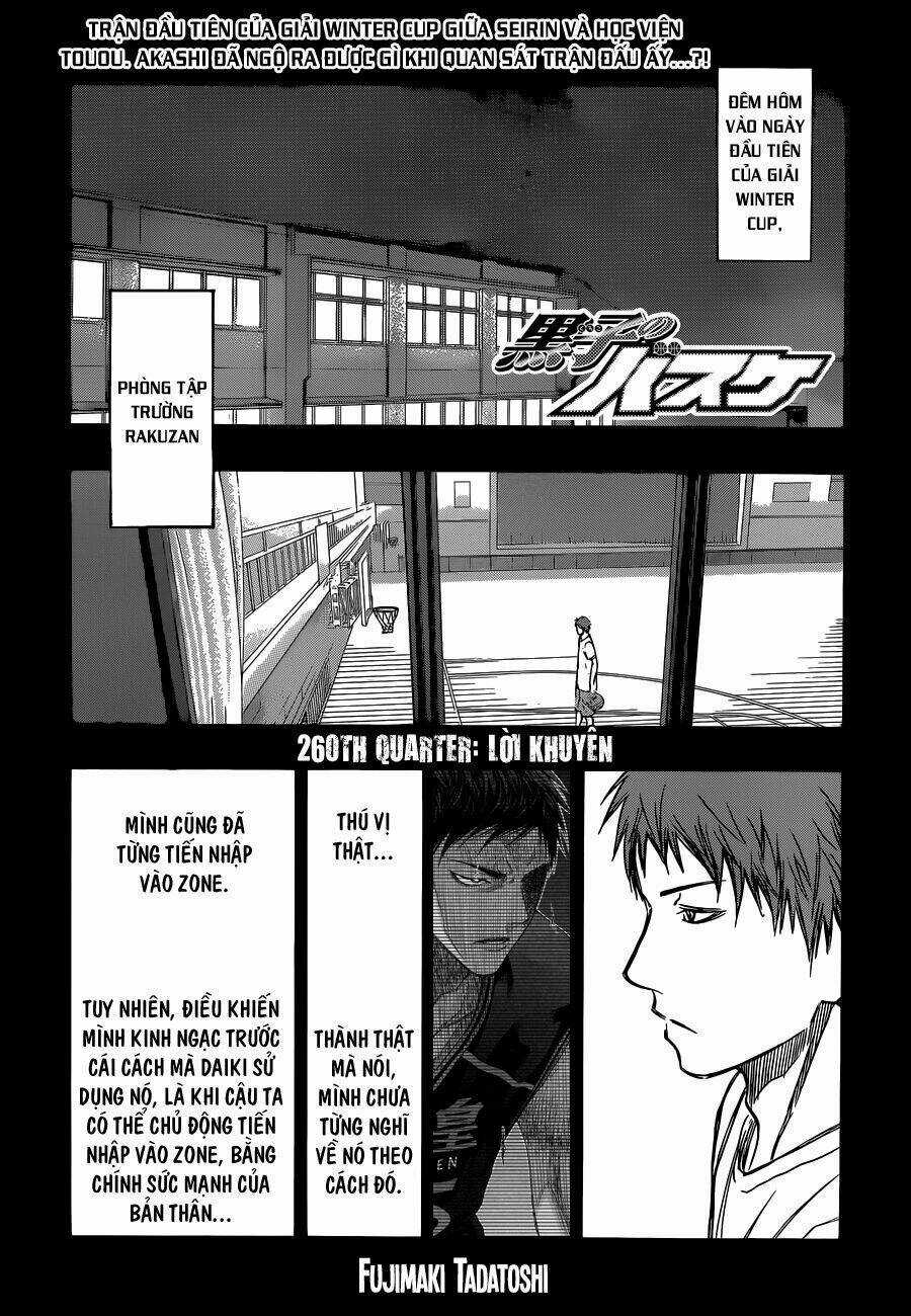 Vua Bóng Rổ Kuroko Chapter 260 trang 2