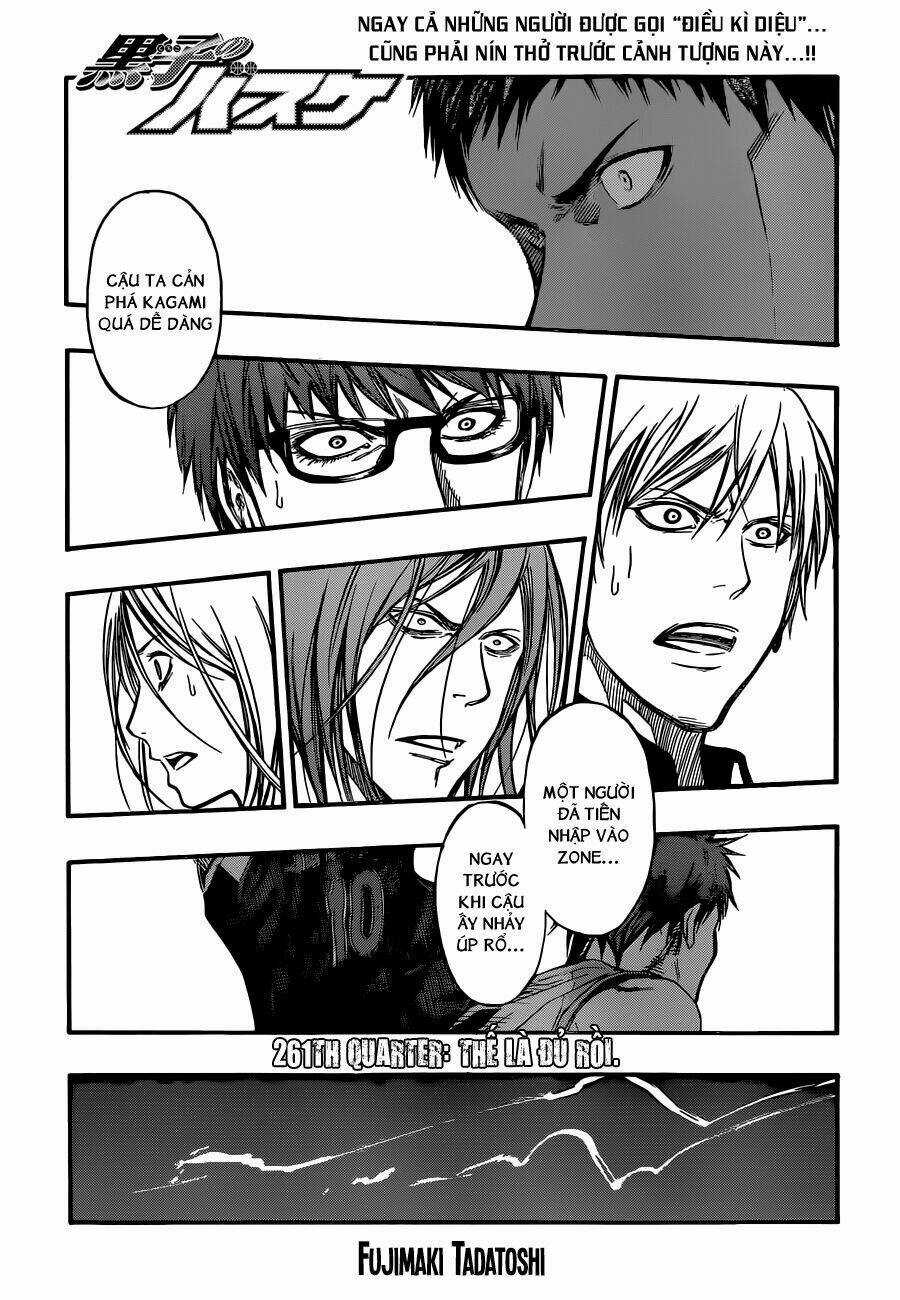 Vua Bóng Rổ Kuroko Chapter 261 trang 3