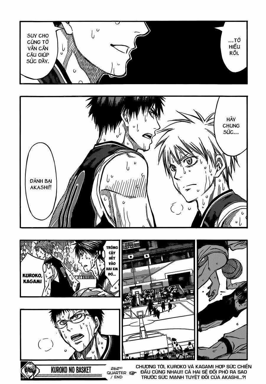 Vua Bóng Rổ Kuroko Chapter 262 trang 21