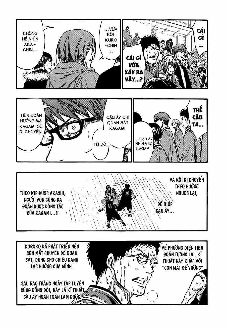 Vua Bóng Rổ Kuroko Chapter 263 trang 17