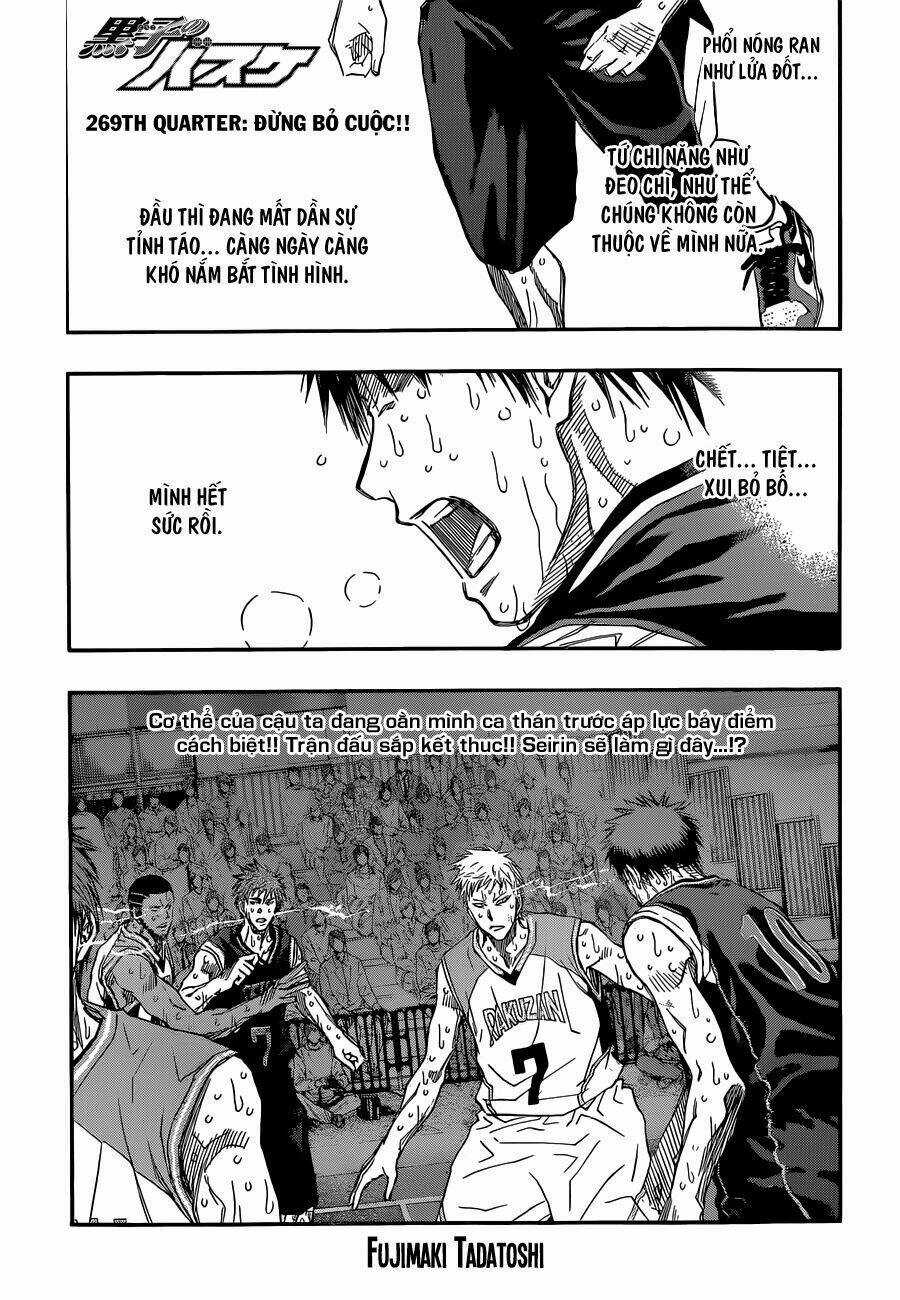 Vua Bóng Rổ Kuroko Chapter 269 trang 3