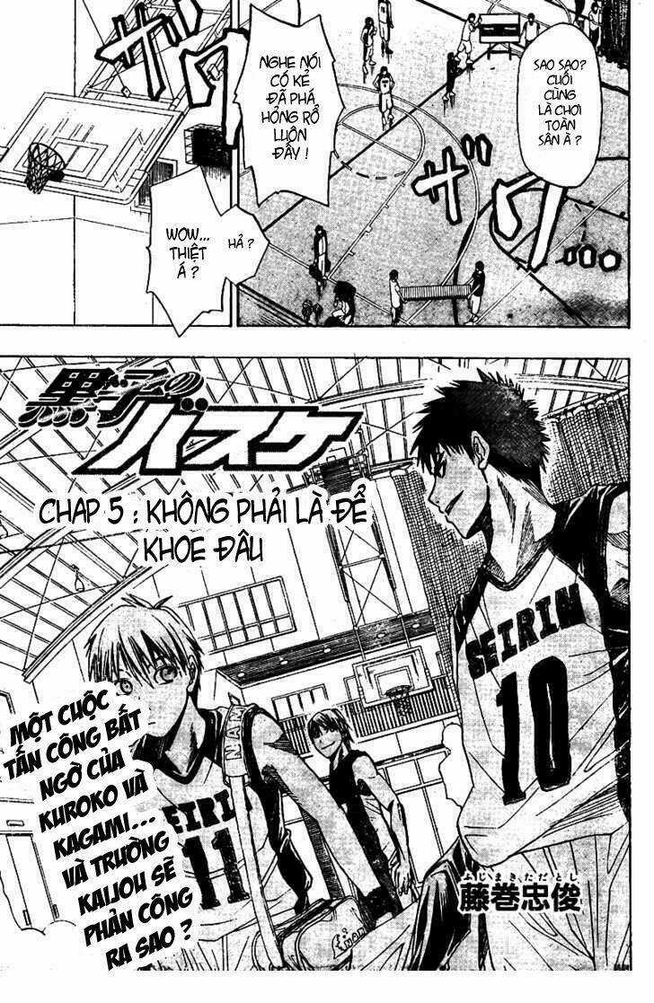 Vua Bóng Rổ Kuroko Chapter 5 trang 2