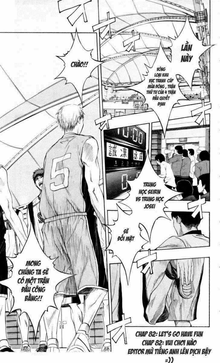 Vua Bóng Rổ Kuroko Chapter 82 trang 1