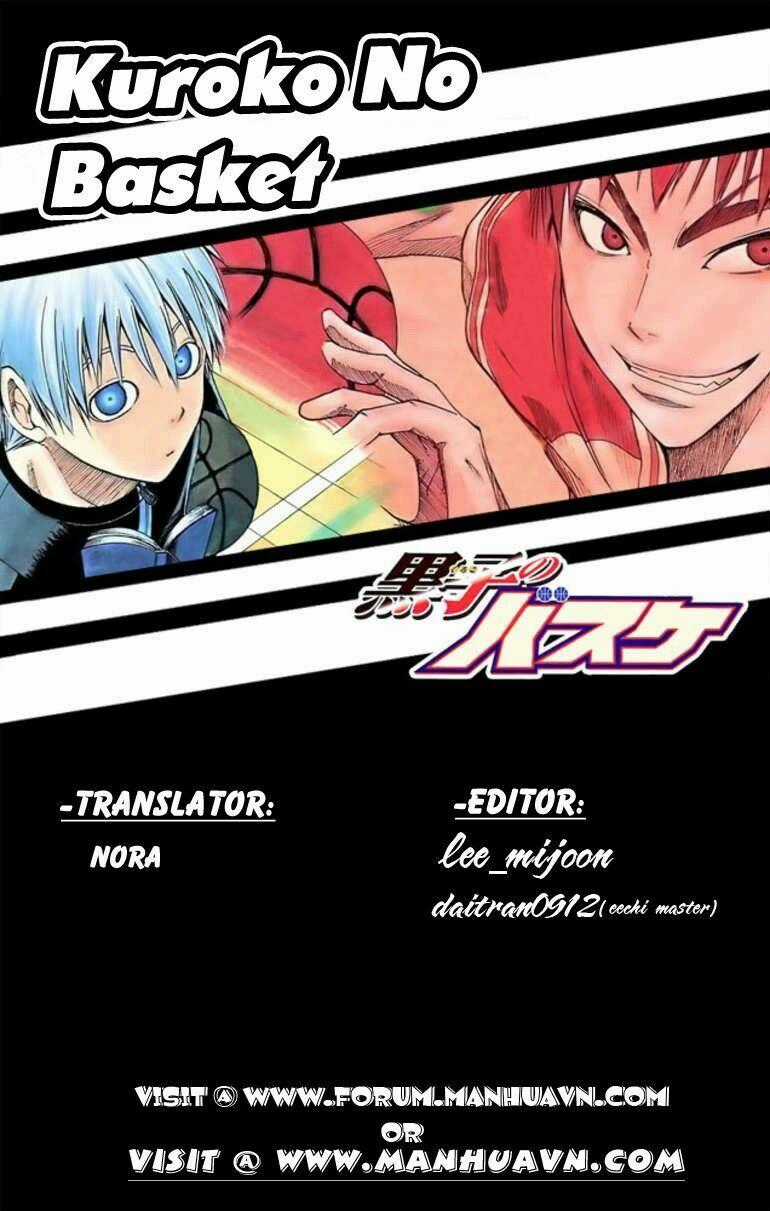 Vua Bóng Rổ Kuroko Chapter 83 trang 0