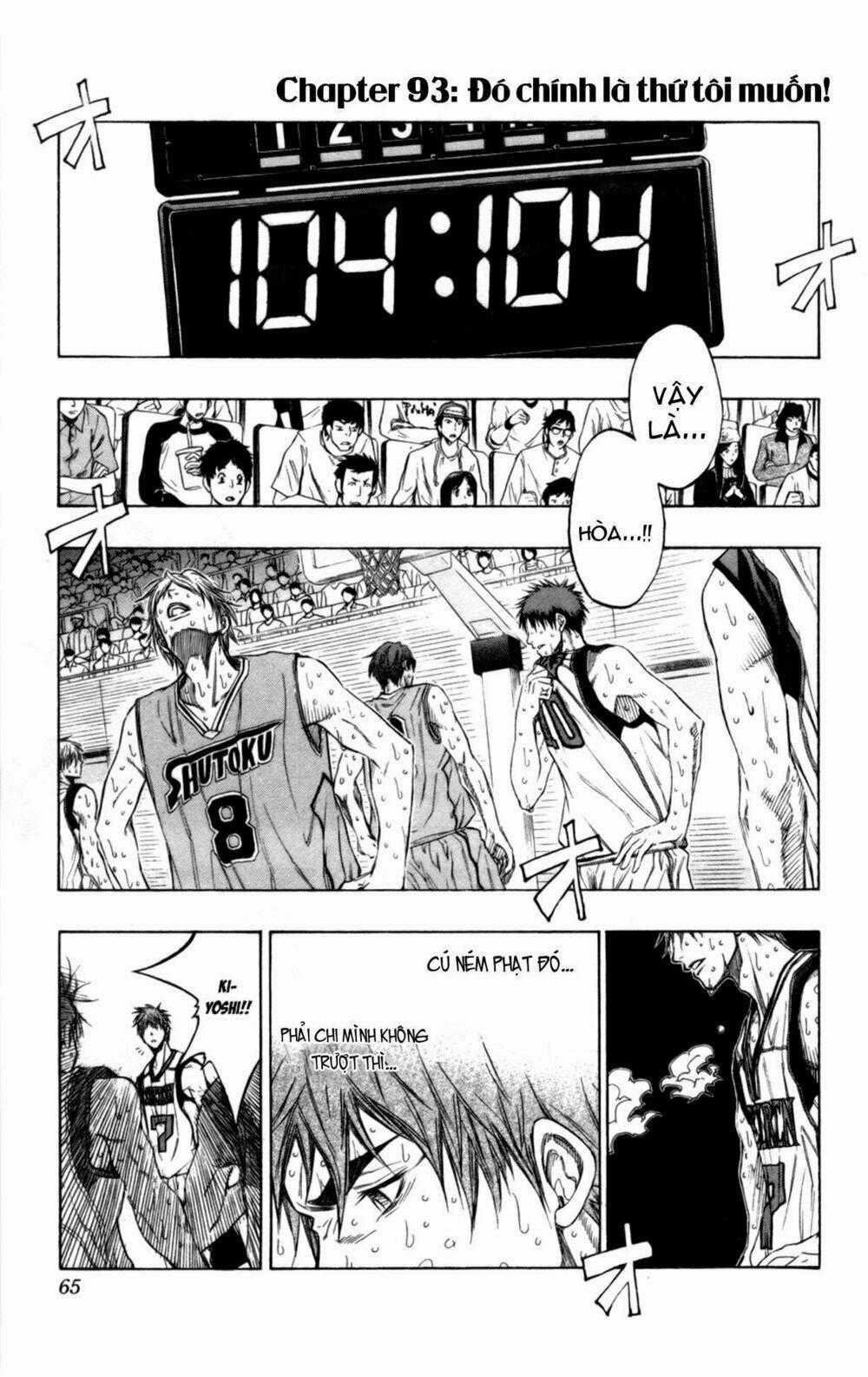 Vua Bóng Rổ Kuroko Chapter 93 trang 1