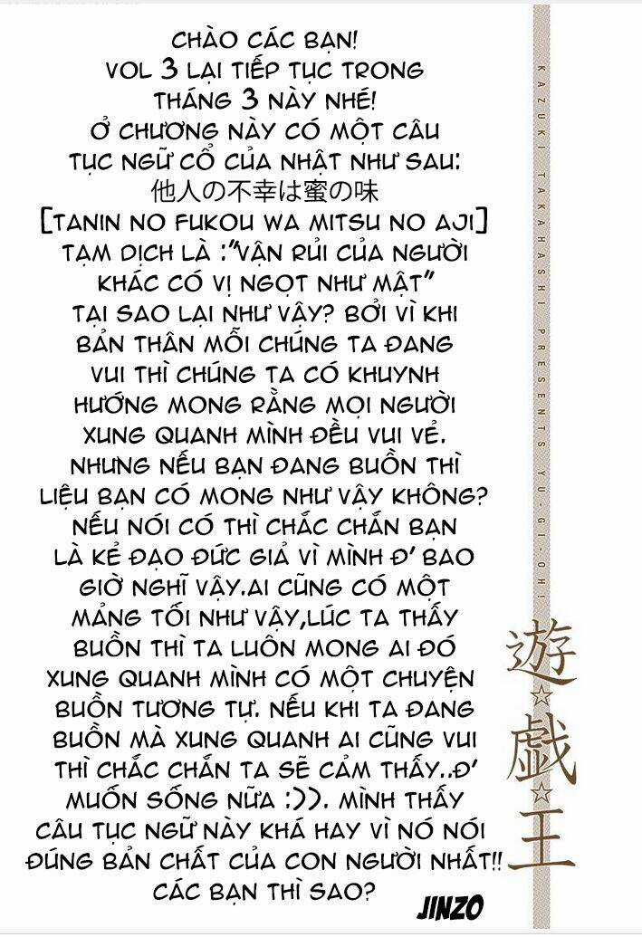 Vua Trò Chơi Full Màu Chapter 26 trang 3