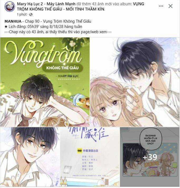 Vụng Trộm Giấu Không Được Chapter 90.1 trang 1