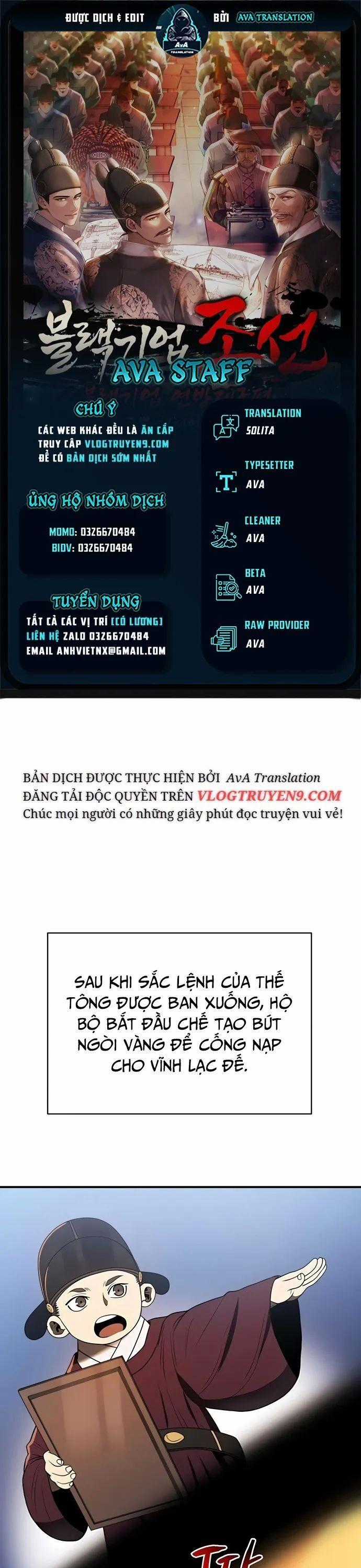 Vương Triều Đen Tối: Joseon Chương 10 trang 0