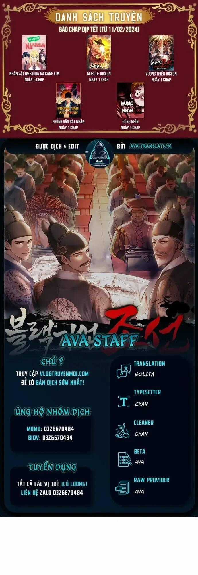 Vương Triều Đen Tối: Joseon Chương 16 trang 0
