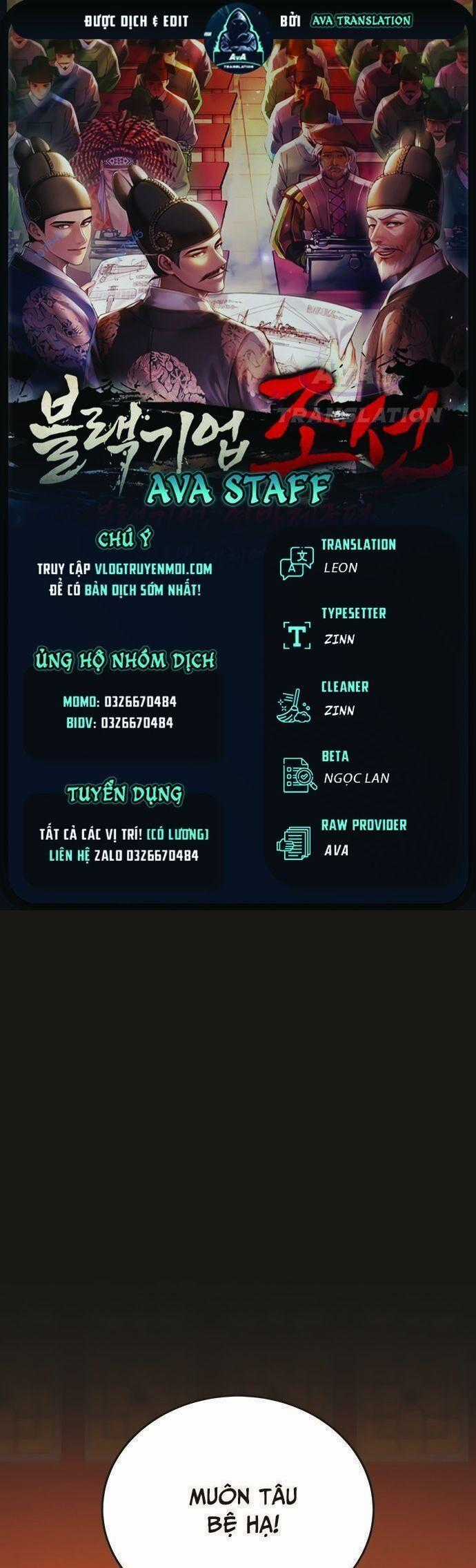 Vương Triều Đen Tối: Joseon Chương 8 trang 0