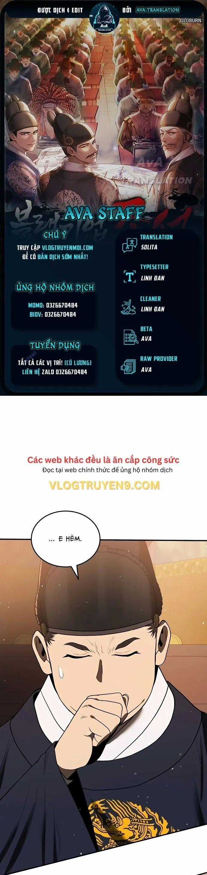 Vương Triều Đen Tối: Joseon Chương 9 trang 0