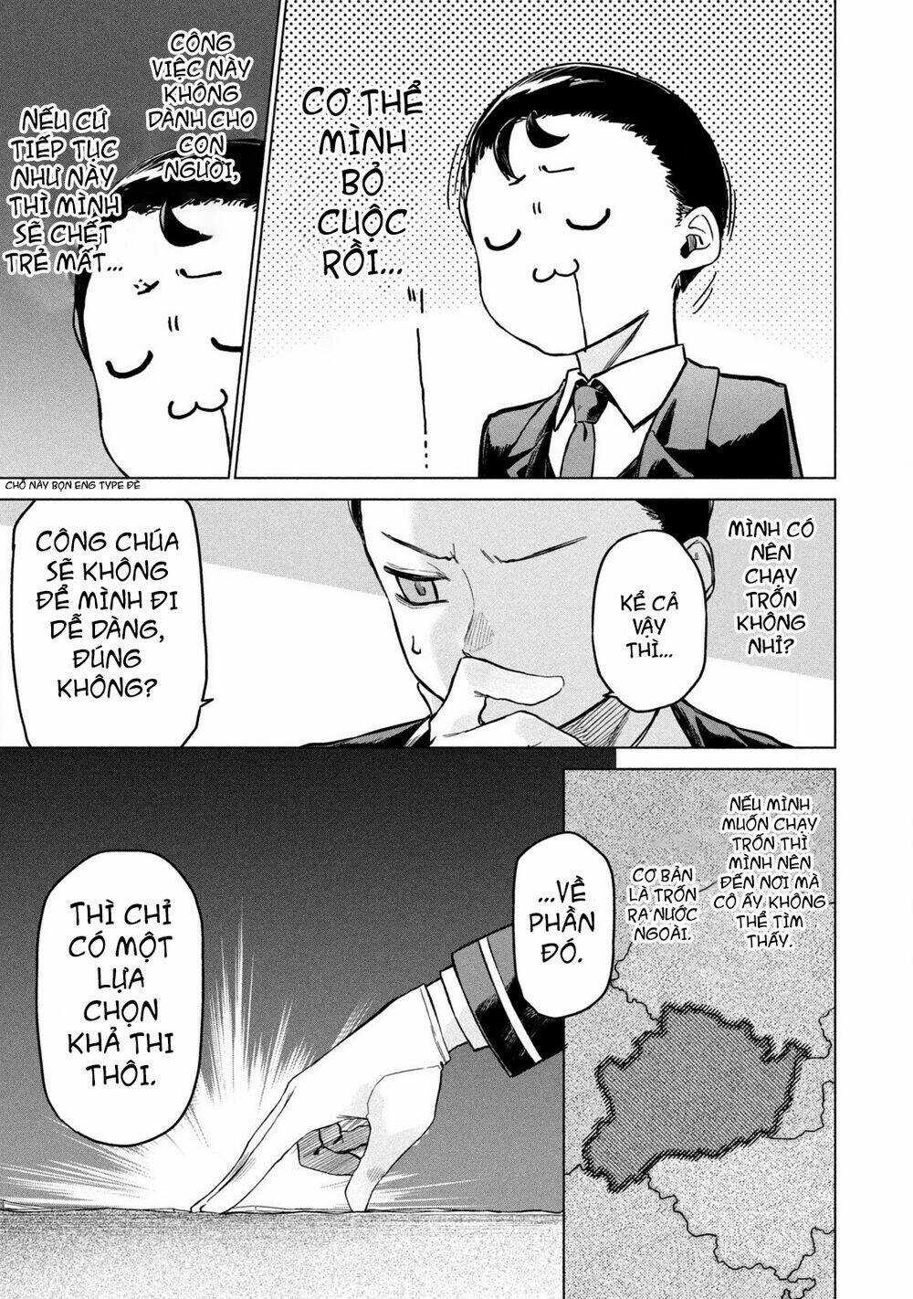 Wagamama Oujo Ni Tsukaeta Bannoushitsuji, Tonari No Teikoku De Saikyou No Gunjin Ni Nariagari Musous Chapter 1 trang 12