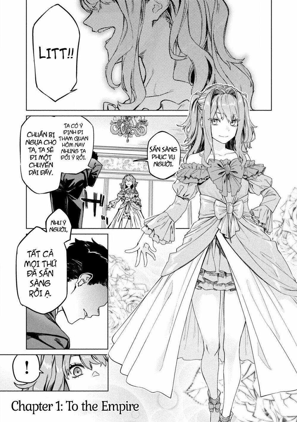 Wagamama Oujo Ni Tsukaeta Bannoushitsuji, Tonari No Teikoku De Saikyou No Gunjin Ni Nariagari Musous Chapter 1 trang 4