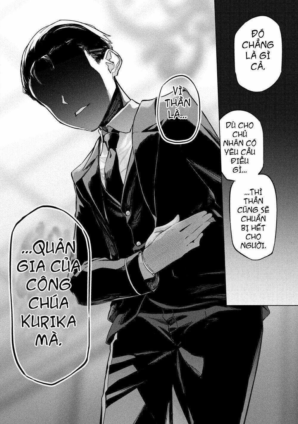 Wagamama Oujo Ni Tsukaeta Bannoushitsuji, Tonari No Teikoku De Saikyou No Gunjin Ni Nariagari Musous Chapter 1 trang 7