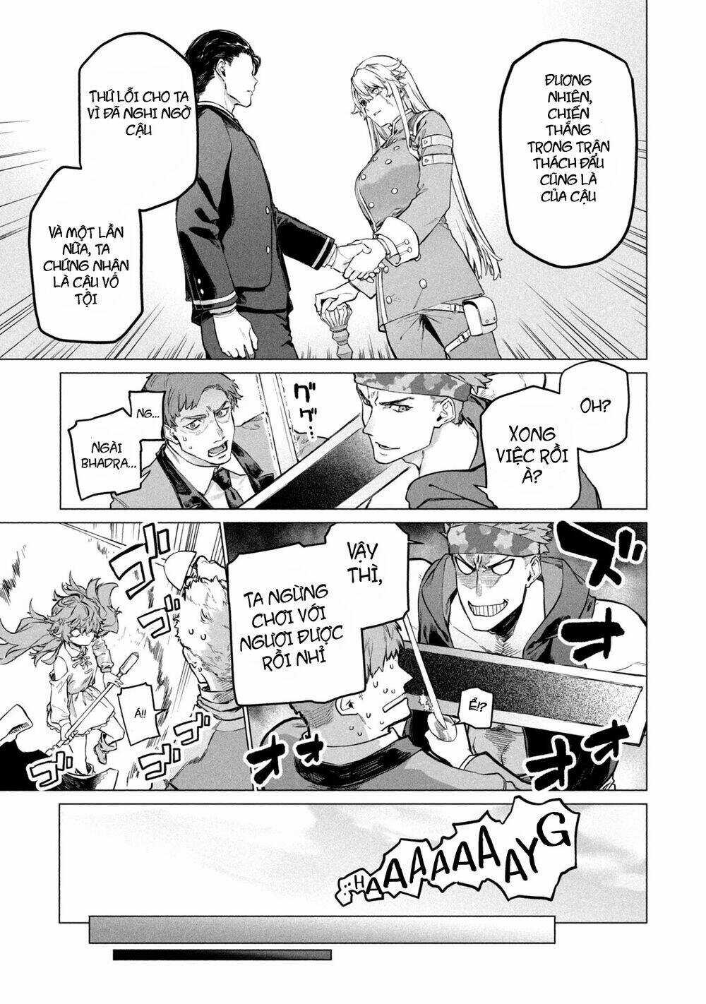 Wagamama Oujo Ni Tsukaeta Bannoushitsuji, Tonari No Teikoku De Saikyou No Gunjin Ni Nariagari Musous Chapter 4 trang 23