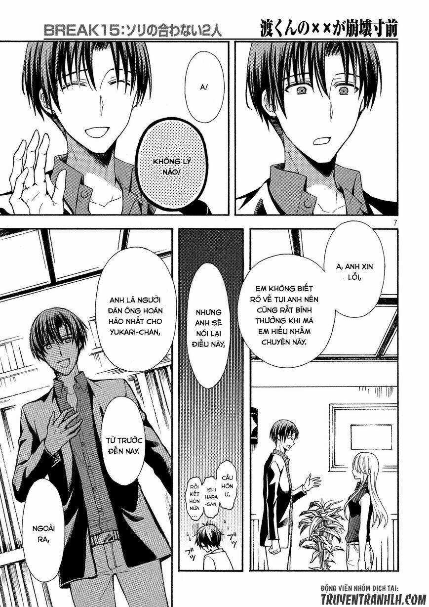 Watari-Kun No Xx Ga Houkai Sunzen Chapter 18 trang 6