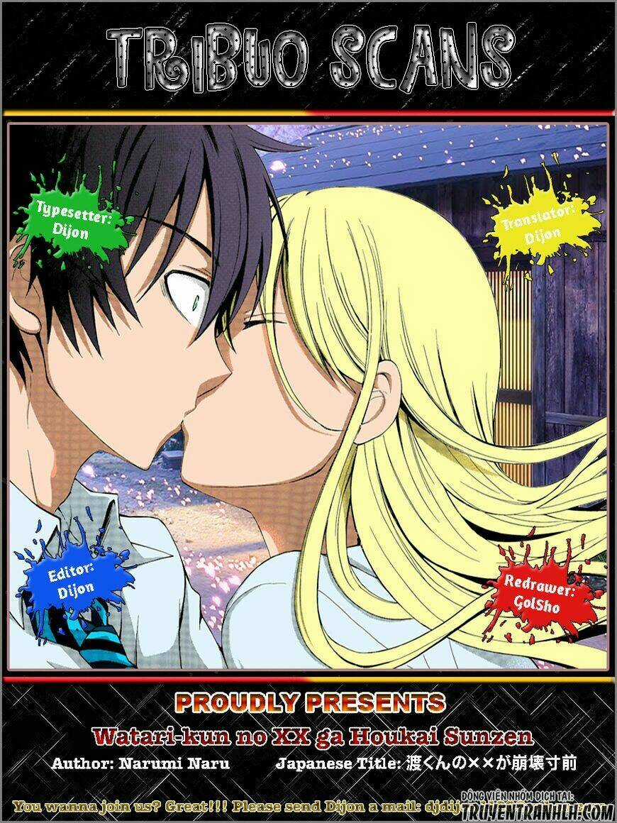 Watari-Kun No Xx Ga Houkai Sunzen Chapter 23 trang 27