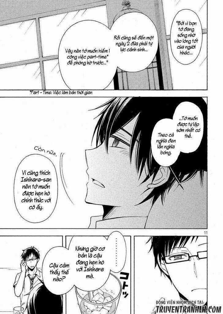 Watari-Kun No Xx Ga Houkai Sunzen Chapter 25 trang 12