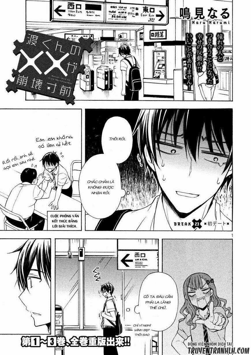 Watari-Kun No Xx Ga Houkai Sunzen Chapter 26 trang 3