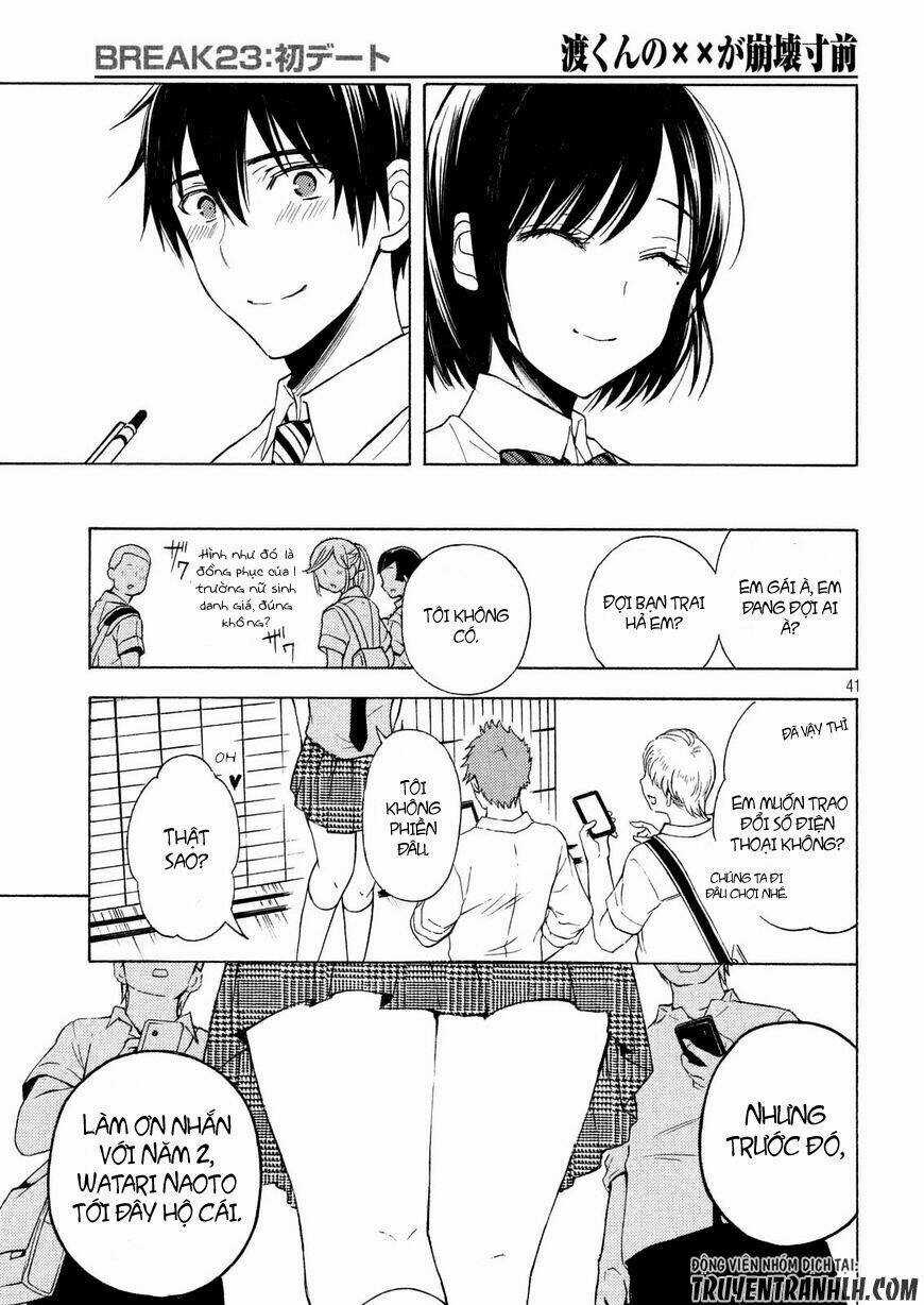 Watari-Kun No Xx Ga Houkai Sunzen Chapter 26 trang 41