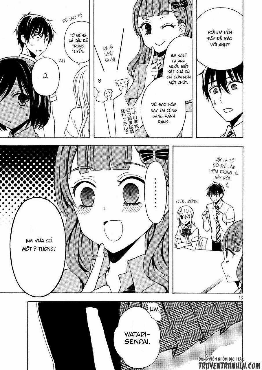 Watari-Kun No Xx Ga Houkai Sunzen Chapter 27 trang 12