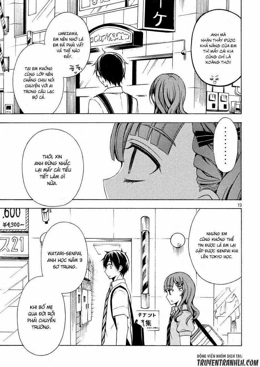 Watari-Kun No Xx Ga Houkai Sunzen Chapter 27 trang 18