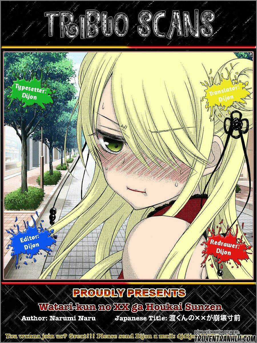 Watari-Kun No Xx Ga Houkai Sunzen Chapter 27 trang 36