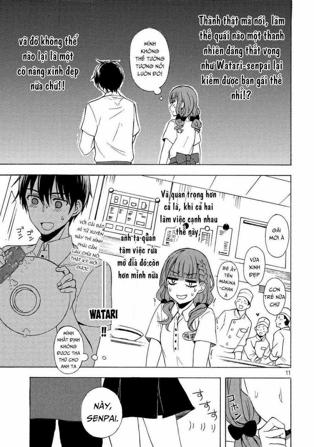 Watari-Kun No Xx Ga Houkai Sunzen Chapter 28 trang 13