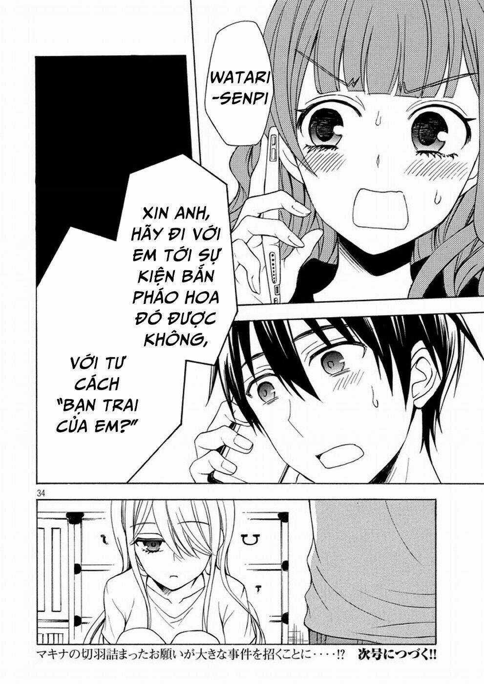 Watari-Kun No Xx Ga Houkai Sunzen Chapter 29 trang 35