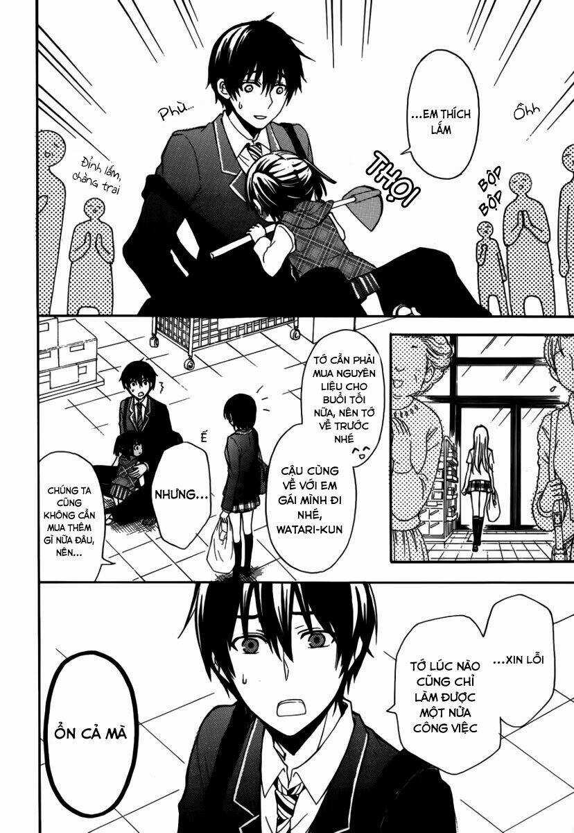 Watari-Kun No Xx Ga Houkai Sunzen Chapter 3 trang 24