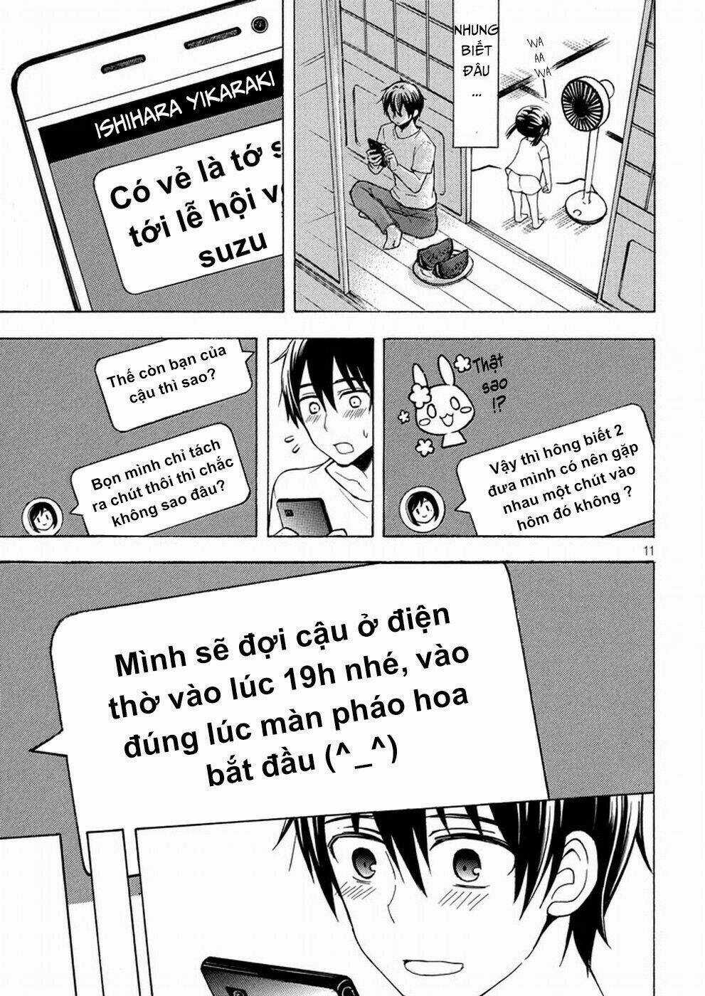 Watari-Kun No Xx Ga Houkai Sunzen Chapter 30 trang 13