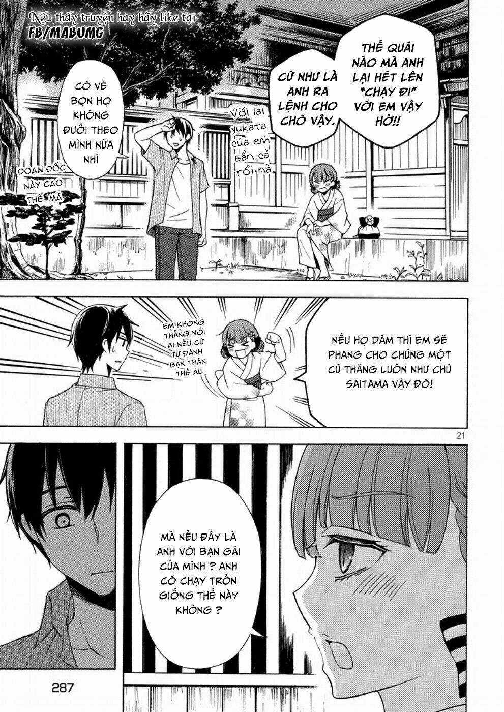 Watari-Kun No Xx Ga Houkai Sunzen Chapter 30 trang 23