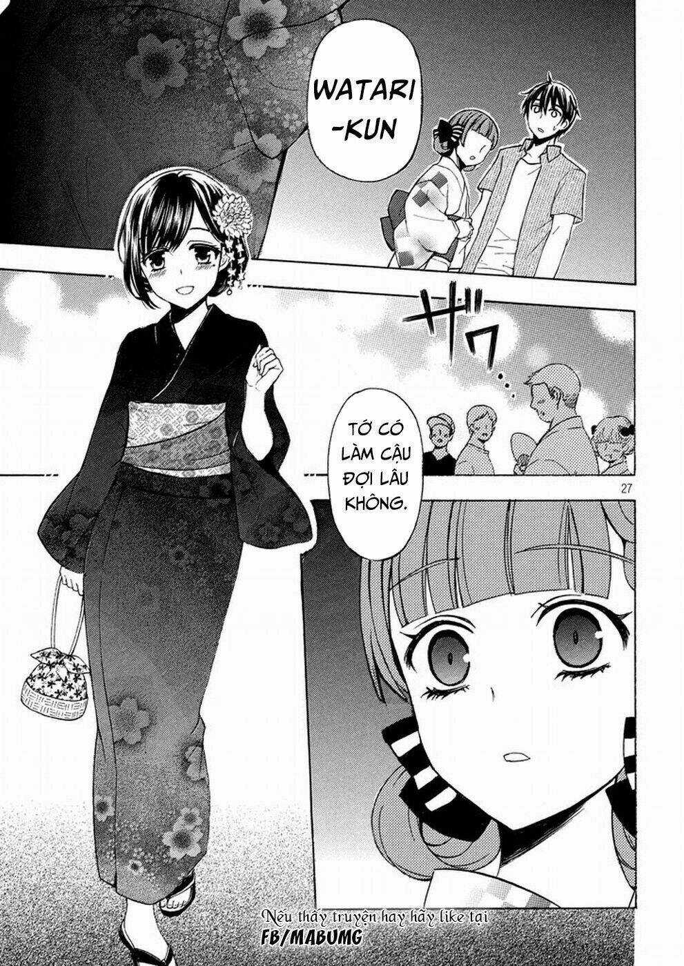 Watari-Kun No Xx Ga Houkai Sunzen Chapter 30 trang 28