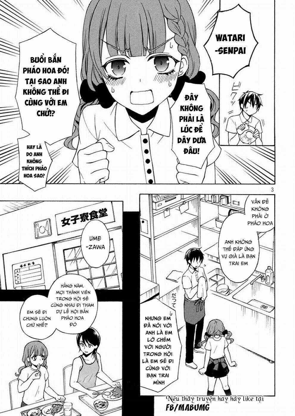 Watari-Kun No Xx Ga Houkai Sunzen Chapter 30 trang 5