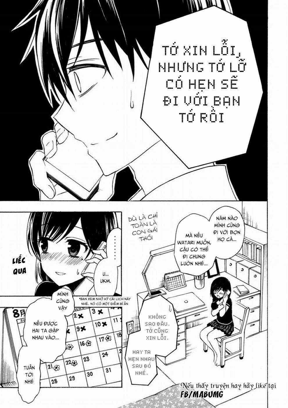 Watari-Kun No Xx Ga Houkai Sunzen Chapter 30 trang 9