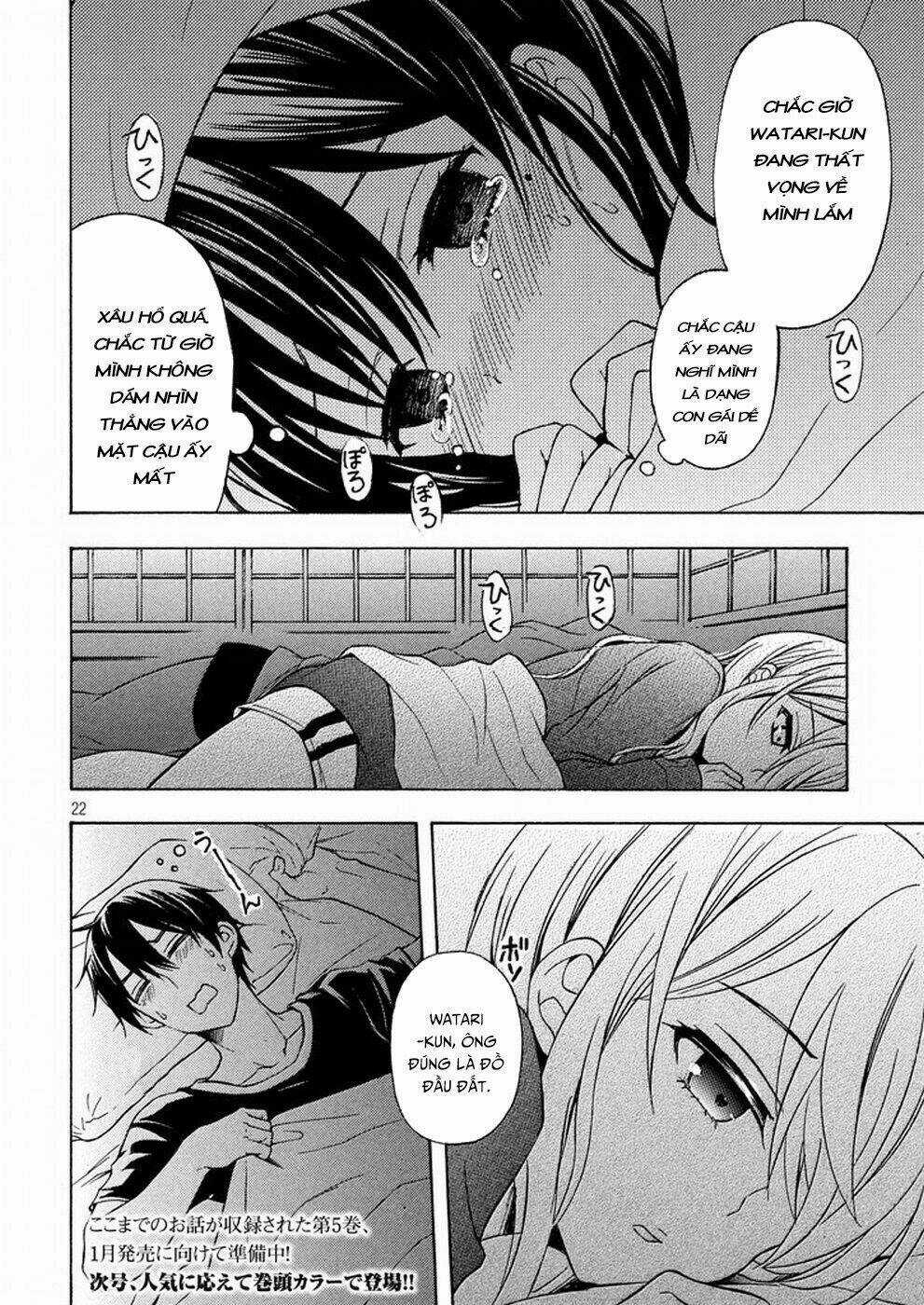 Watari-Kun No Xx Ga Houkai Sunzen Chapter 32 trang 23