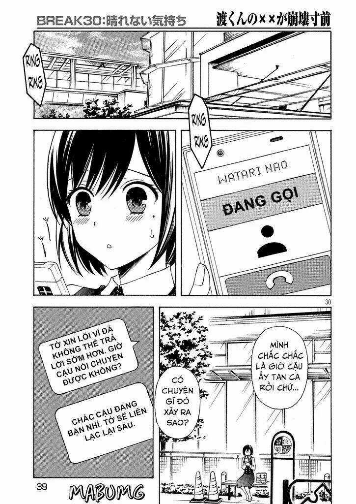 Watari-Kun No Xx Ga Houkai Sunzen Chapter 33 trang 32