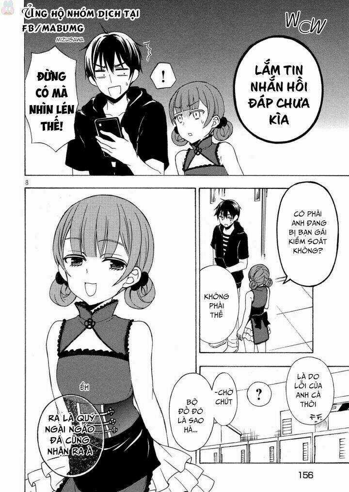 Watari-Kun No Xx Ga Houkai Sunzen Chapter 34 trang 11