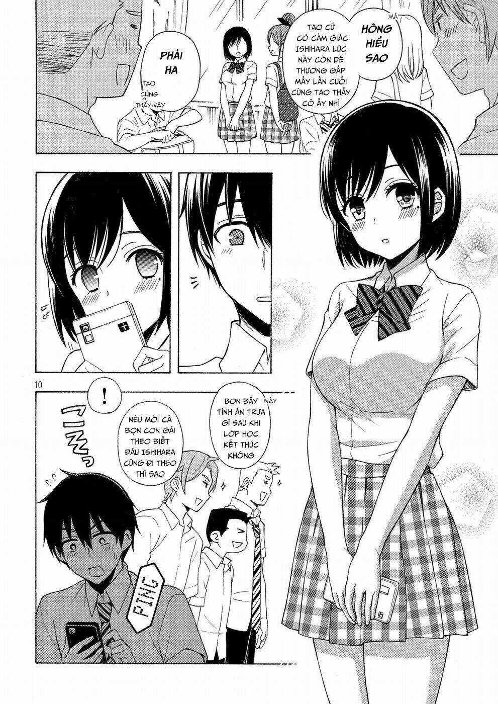 Watari-Kun No Xx Ga Houkai Sunzen Chapter 36 trang 10