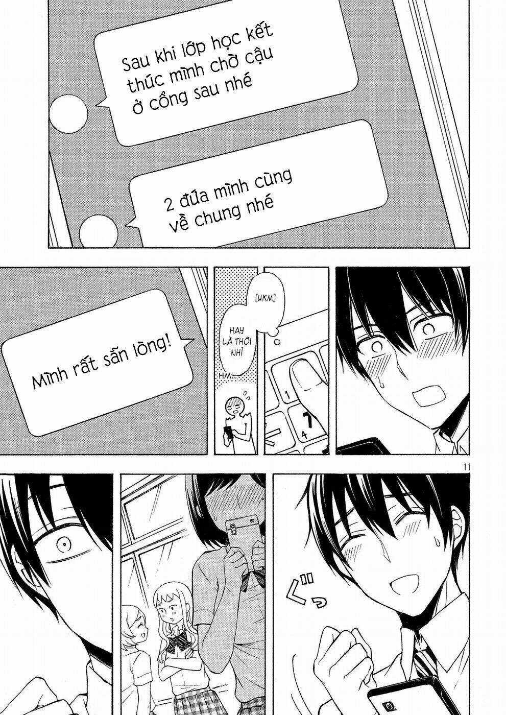 Watari-Kun No Xx Ga Houkai Sunzen Chapter 36 trang 11