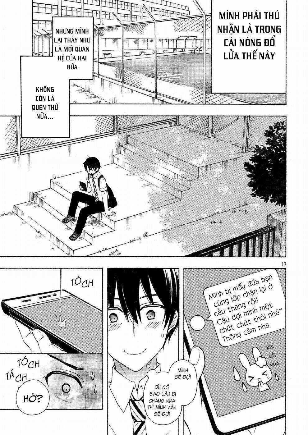 Watari-Kun No Xx Ga Houkai Sunzen Chapter 36 trang 13