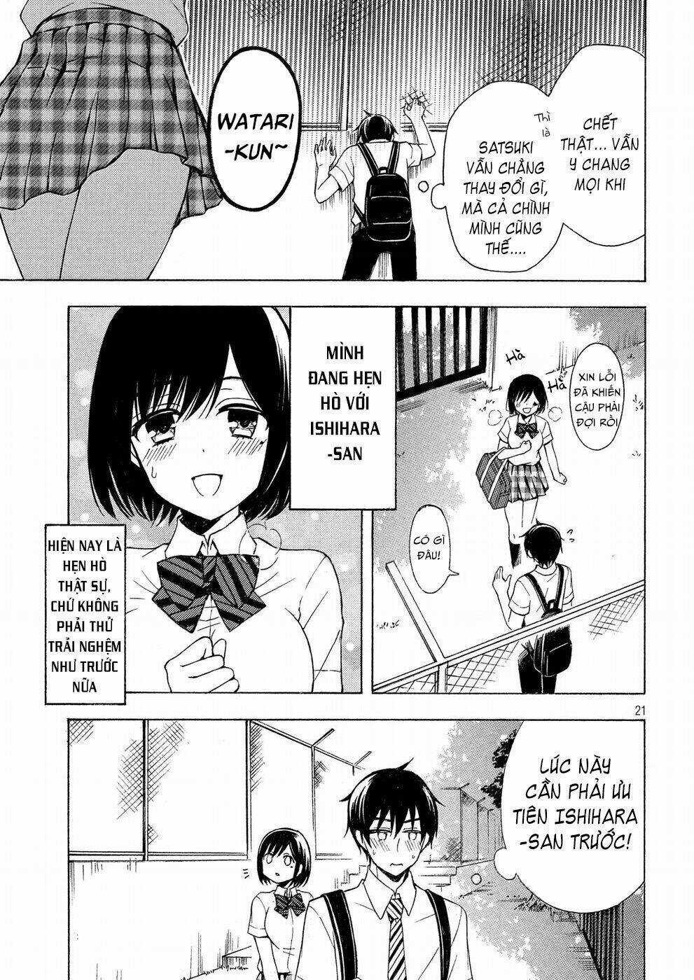 Watari-Kun No Xx Ga Houkai Sunzen Chapter 36 trang 21