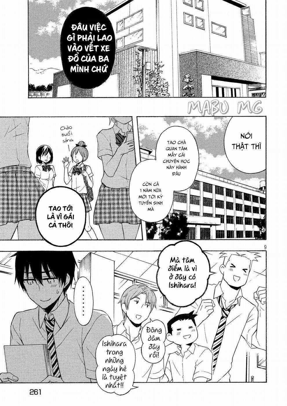 Watari-Kun No Xx Ga Houkai Sunzen Chapter 36 trang 9