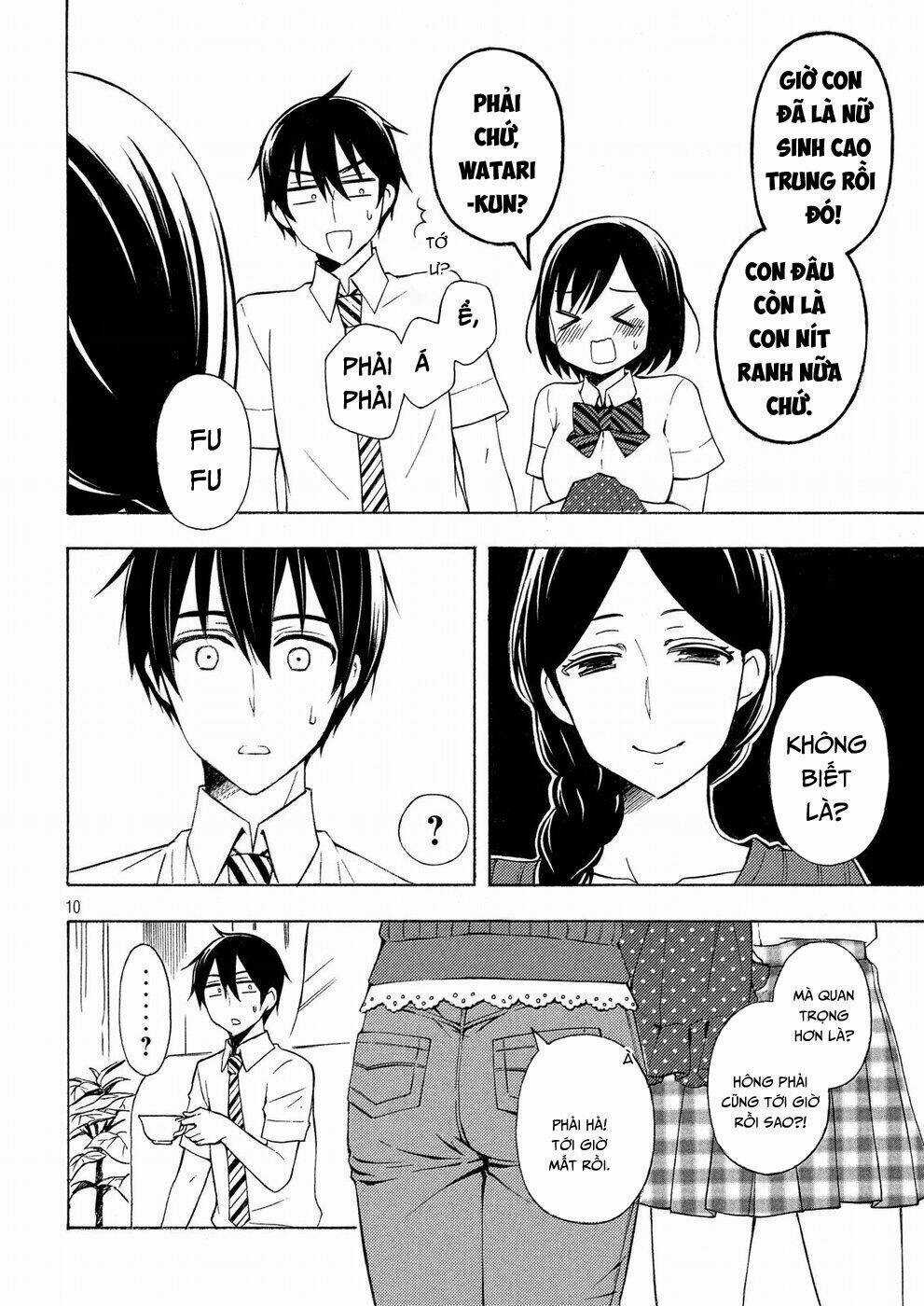 Watari-Kun No Xx Ga Houkai Sunzen Chapter 37 trang 10