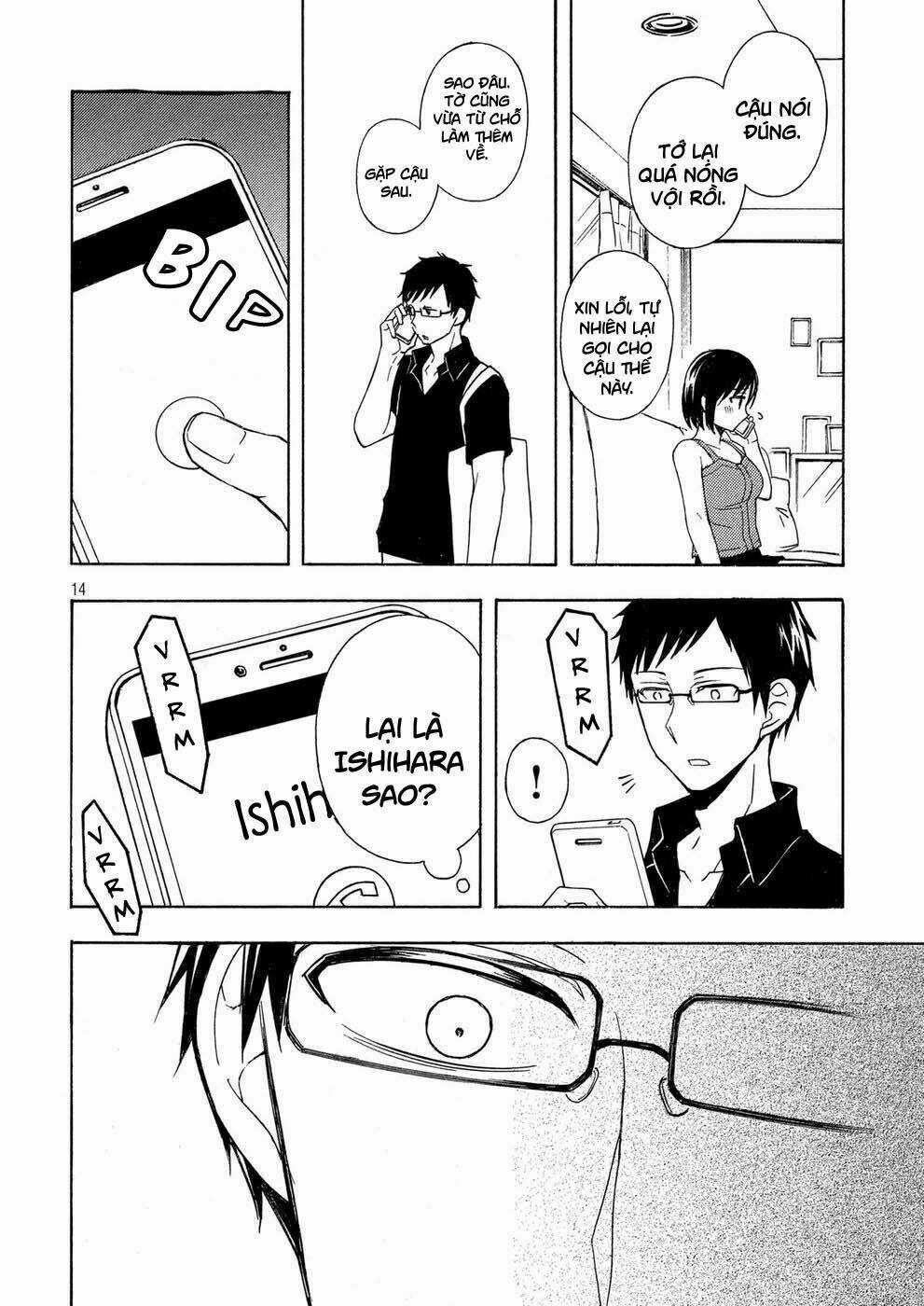 Watari-Kun No Xx Ga Houkai Sunzen Chapter 39 trang 14