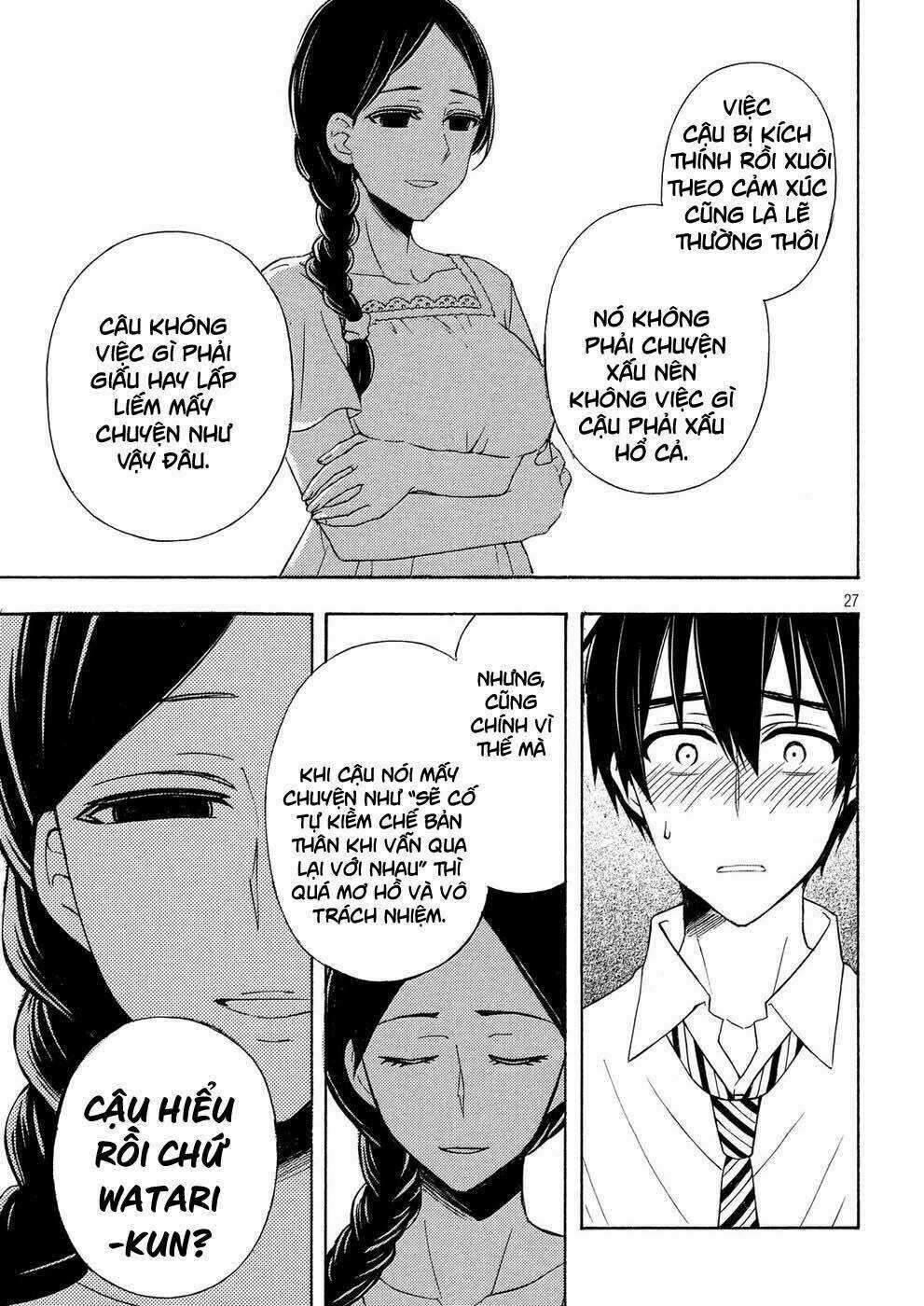 Watari-Kun No Xx Ga Houkai Sunzen Chapter 39 trang 27