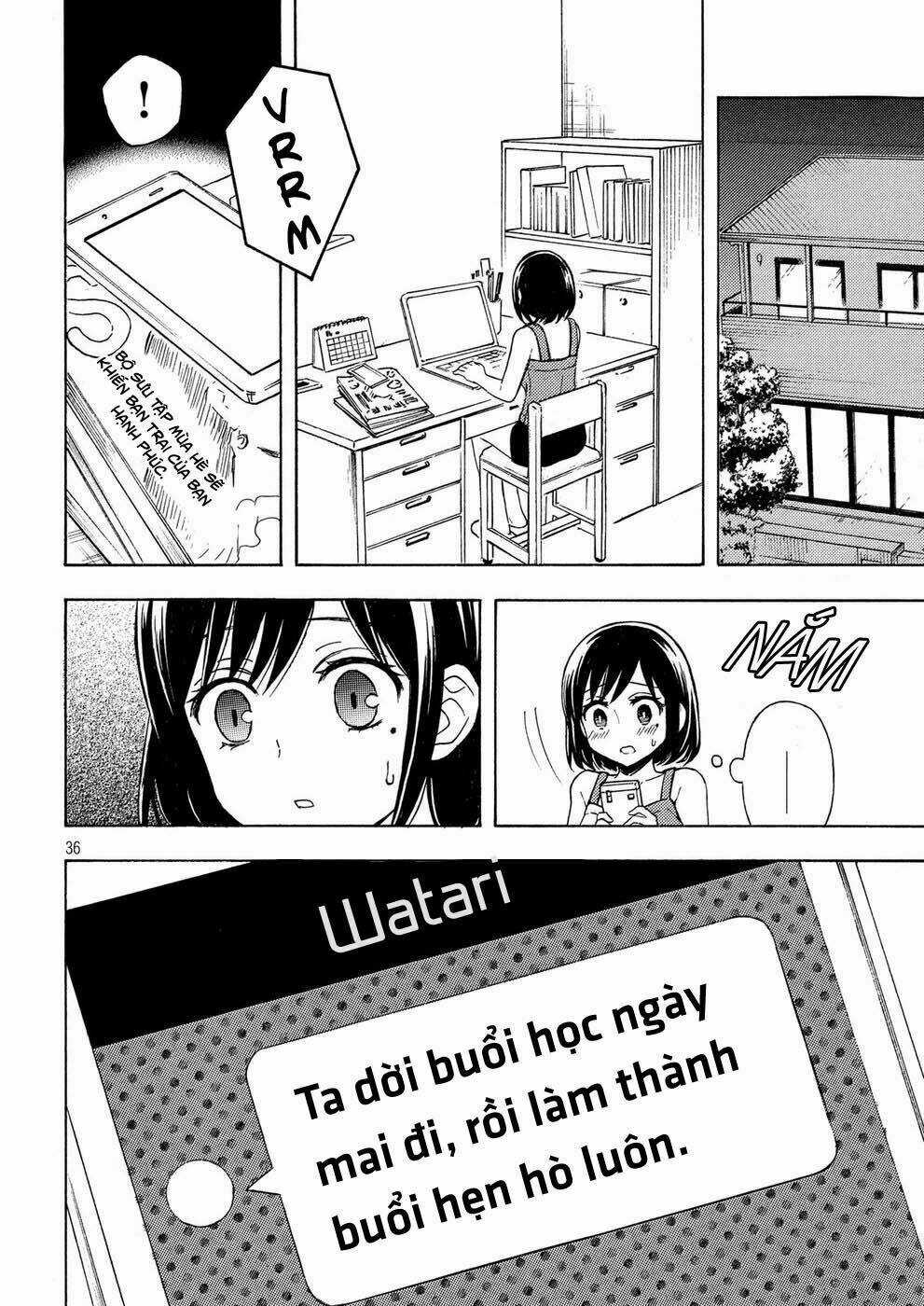 Watari-Kun No Xx Ga Houkai Sunzen Chapter 39 trang 36