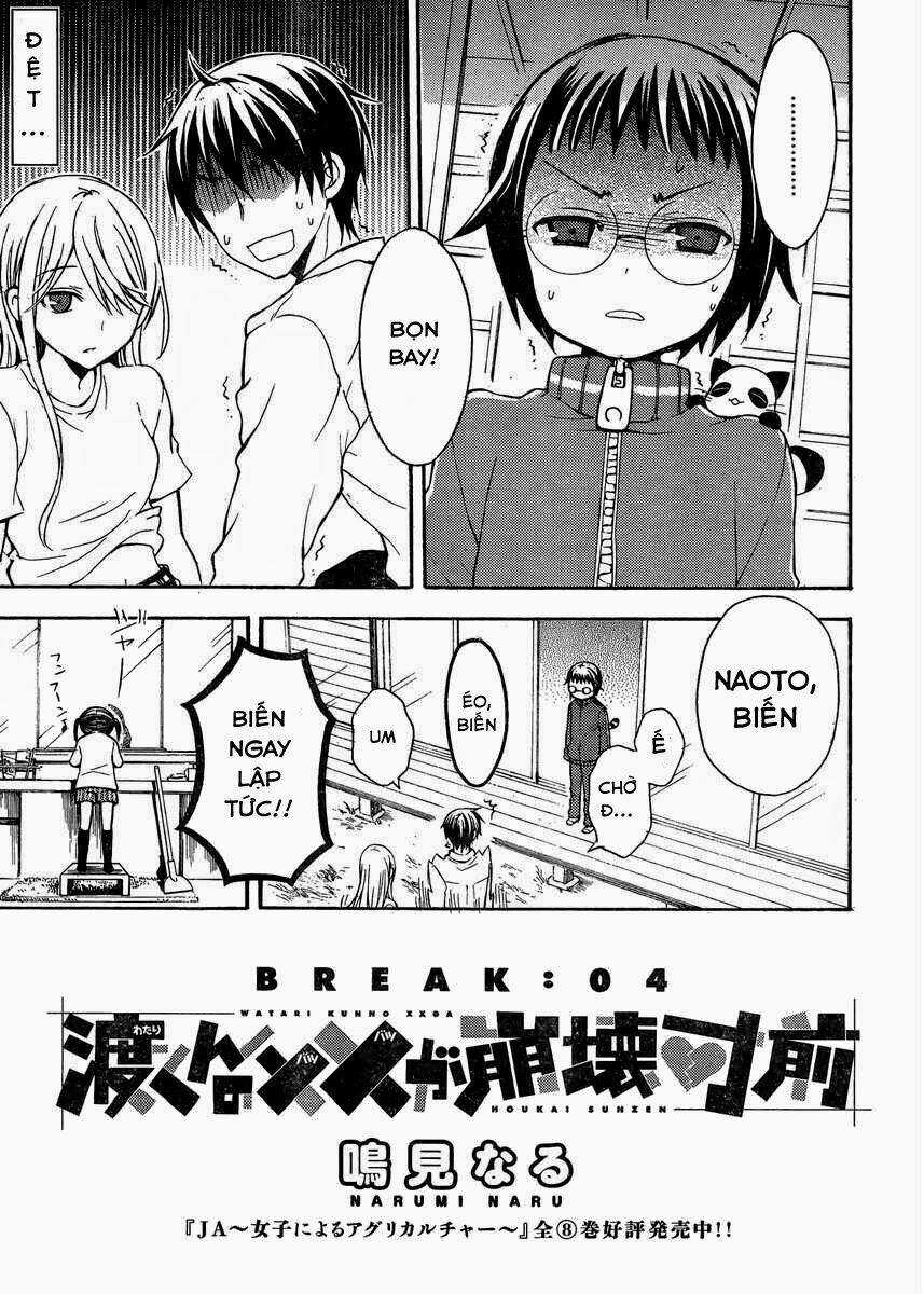 Watari-Kun No Xx Ga Houkai Sunzen Chapter 4 trang 2