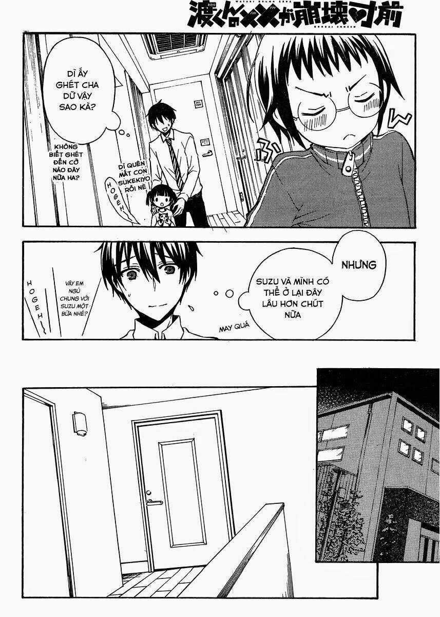 Watari-Kun No Xx Ga Houkai Sunzen Chapter 4 trang 23